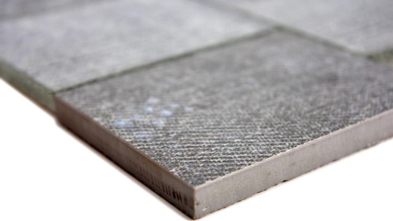 Piastrella di mosaico traslucida in ceramica beige rettangolo mosaico di vetro Cristallo di ceramica beige MOS88J-1202_f