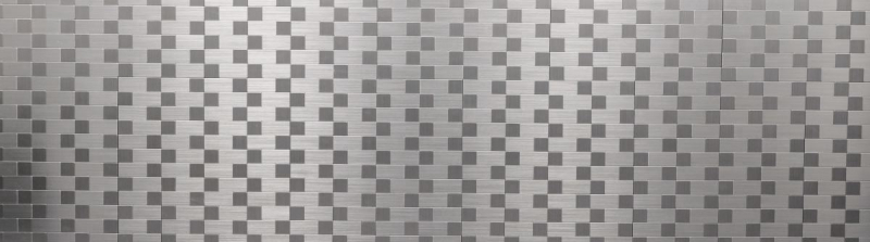 Piastrella di mosaico dipinta a mano autoadesiva alluminio argento metallo combinazione metallo MOS200-4MM87_m