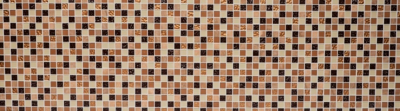 mosaico di vetro autoadesivo piastrelle di pietra naturale beige marrone backsplash piastrelle MOS200-4M372
