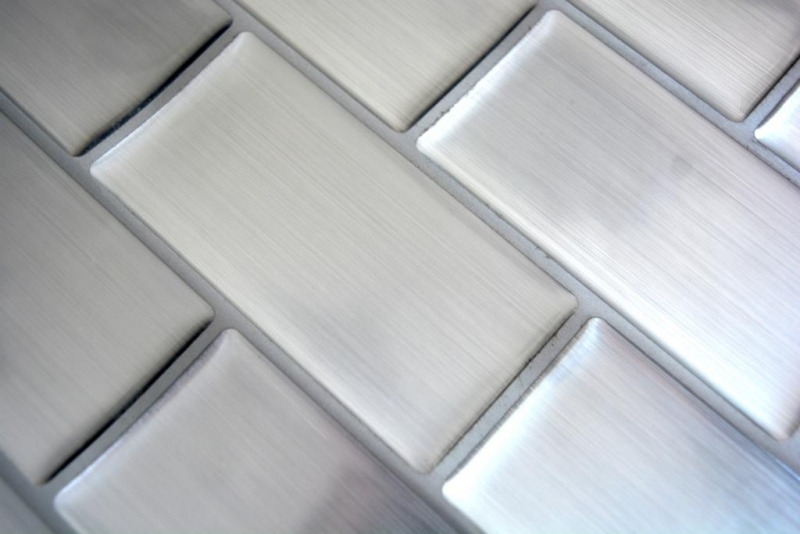 pellicola autoadesiva mosaico vinile adesivo Metro argento piastrelle backsplash cucina backsplash decorazione