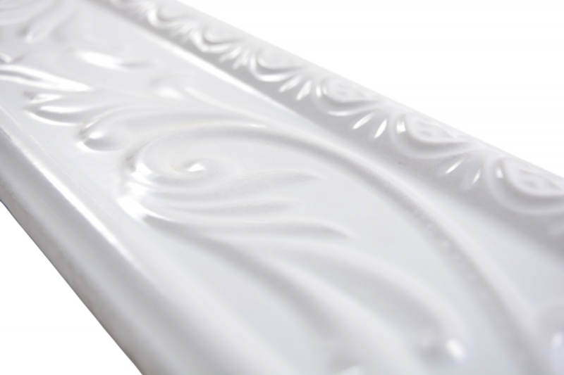 Ceramica bordo bianco SERAP bianco lucido MOSBor-Nizza-0102_f