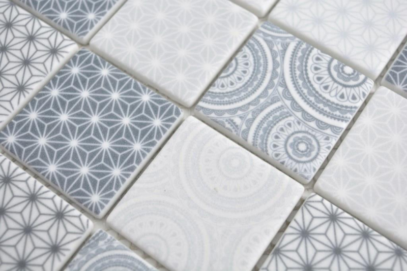 Campione a mano Mosaico in vetro ECO blu piastrella da parete cucina bagno piastrella di mosaico piastrella da parete cucina bagno MOS16-0104_m