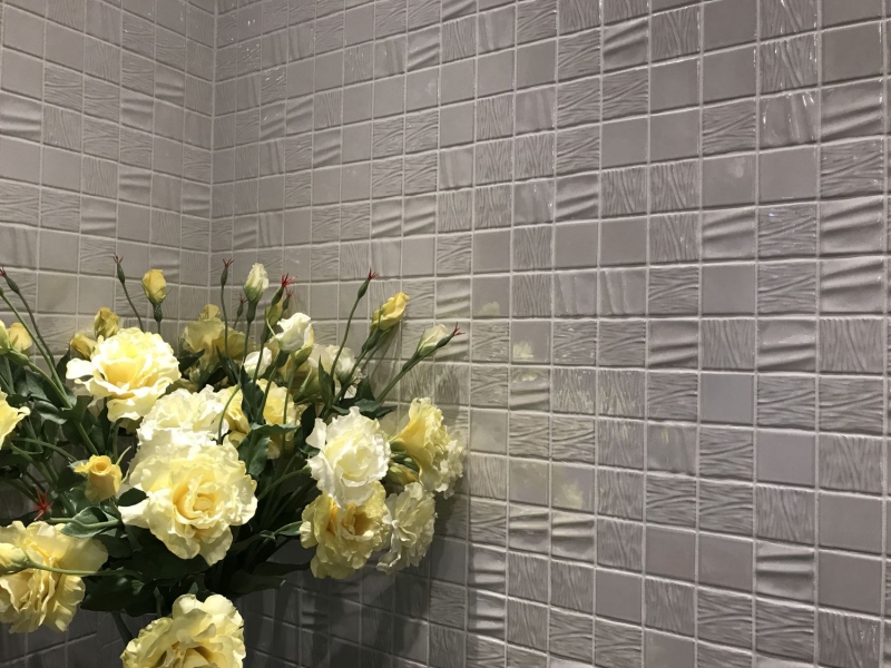 Piastrella di ceramica mosaico nobile bianco piastrella di mosaico bianco struttura piastrella di mosaico muro piastrella specchio cucina bagno MOS14-0111