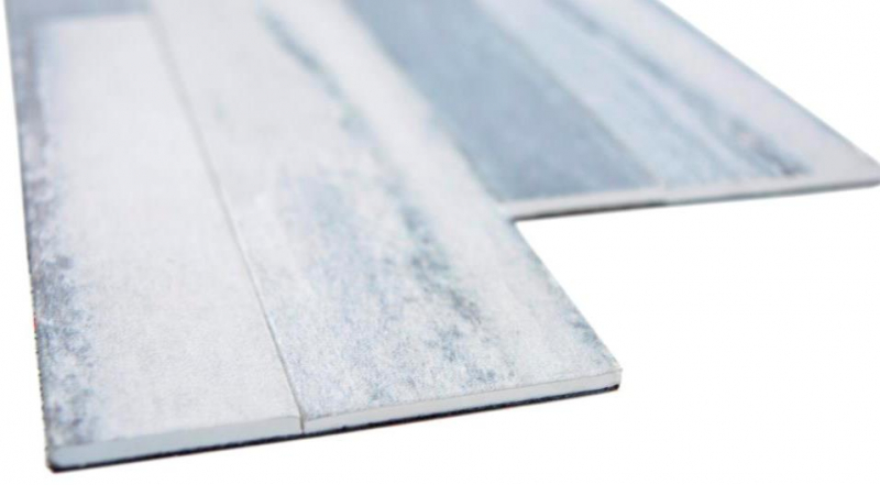 pannello murale in vinile autoadesivo effetto pietra grigia, pannello per piastrelle da cucina