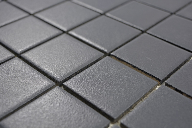 Mosaico dipinto a mano in ceramica nero morbido SLIPPROOF SLIPPROOF MOS14-0311-R10_m
