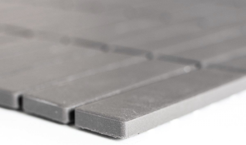 Piastrella di mosaico Rod in ceramica grigio marrone fango non smaltato piatto doccia antiscivolo piastrella bagno cucina bagno - MOS24-CUST051