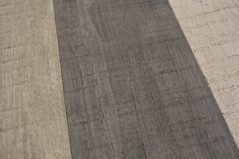 Pannelli autoadesivi in legno Rivestimenti per pareti in legno Pannello per pareti grigio - MOS170-W356 ( 9 pezzi)