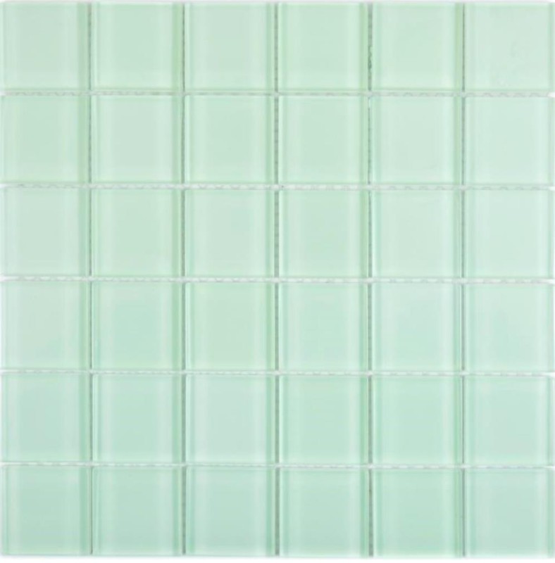 Mosaico di vetro piastrelle verde fluorescente parete backsplash cucina bagno - MOS88-1005