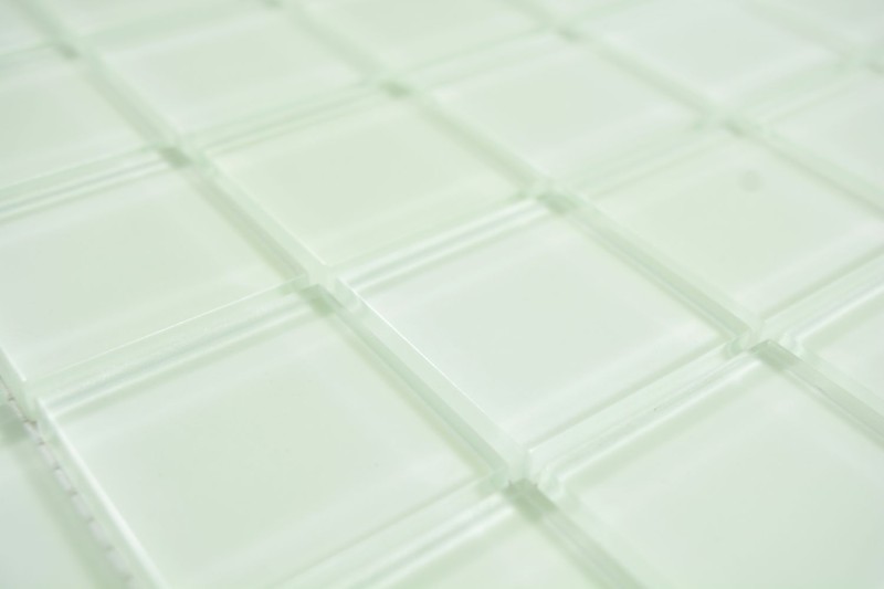 Mosaico di vetro piastrelle verde fluorescente parete backsplash cucina bagno - MOS88-1005