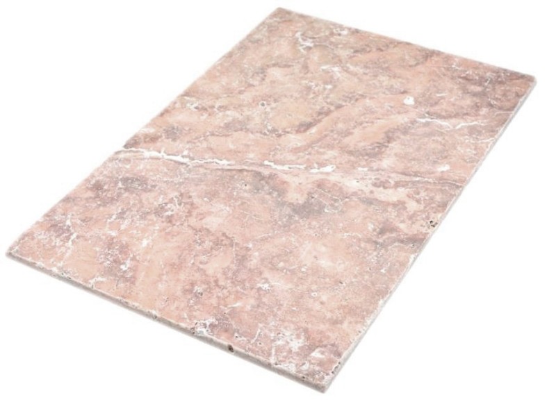 Piastrella per pavimento Rossoverona rose teracotta aspetto antico travertino mosaico piastrelle parete backsplash cucina bagno - MOSf-45-45061