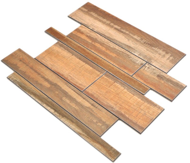 Rivestimenti a parete Alzatina per cucina Pannelli di rivestimento autoadesivi effetto legno MOS200-58WRS