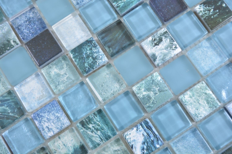Mosaico di vetro tessere di mosaico Arti e Mestieri verde blu Oceano muro piastrelle backsplash cucina doccia bagno MOS74-0605