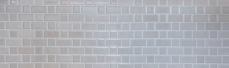 Campione a mano Metro Subway mosaico piastrelle ceramica grigio backsplash cucina muro MOS26WM-0202_m