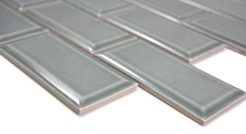 Campione a mano Metro Subway mosaico piastrelle in ceramica benzina backsplash cucina muro MOS26M-0218_m