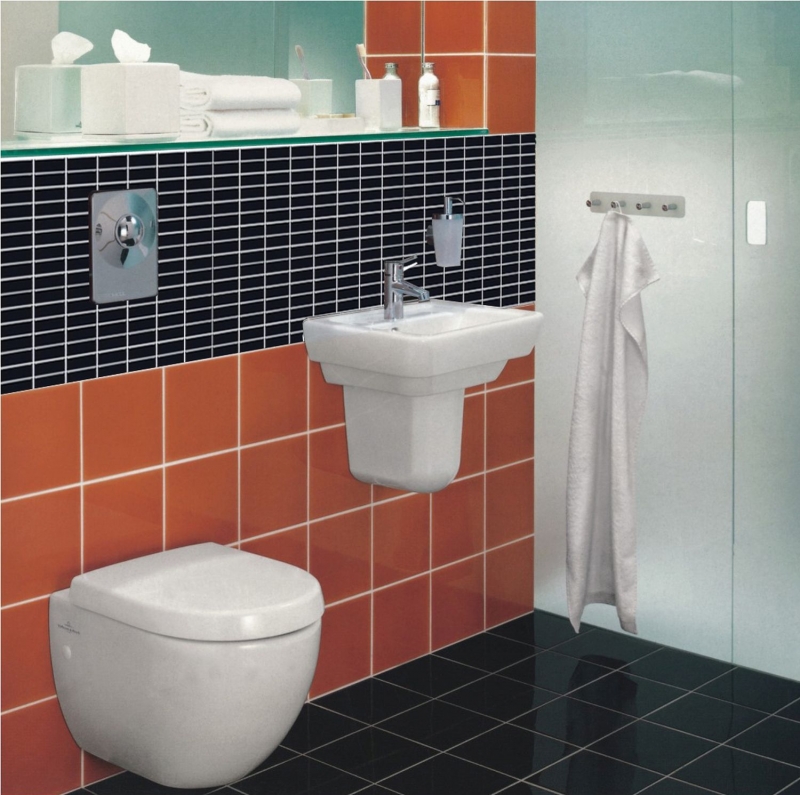 Campione a mano Mini Metro Subway mosaico piastrelle ceramica nero backsplash cucina MOS26-0302_m