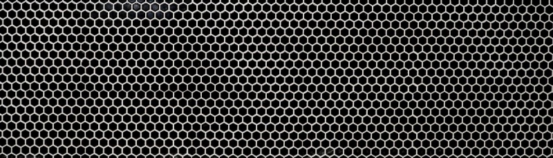 Modello a mano mosaico piastrelle ceramica esagono nero lucido parete piastrelle bagno MOS11A-0302_m