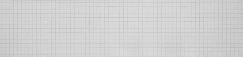 Mosaico dipinto a mano in ceramica WHITE GLOSSY piastrelle muro backsplash cucina doccia MOS18-0102_m