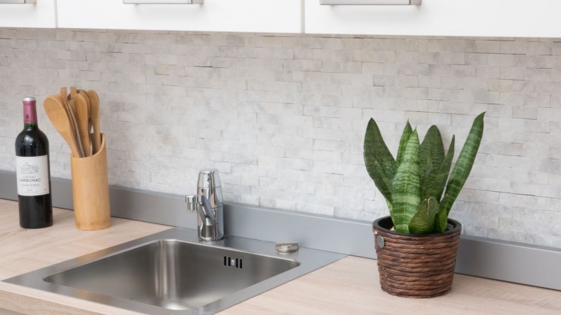 Piastrella di mosaico dipinta a mano marmo pietra naturale bianco Brick Splitface Ibiza Sugar Marble 3D MOS45-0204_m