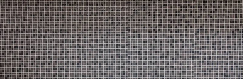 Mosaico dipinto a mano ECO Recycling GLAS Smalto grigio-marrone opaco MOS140-05G_m