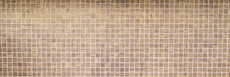 Piastrella di mosaico campione a mano ECO Recycling GLAS ECO satin gold MOS360-05_m