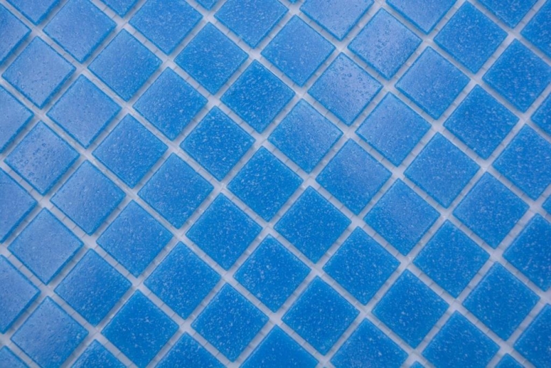 Mosaico dipinto a mano in vetro blu piastrella da parete bagno piastrella doccia alzatina MOS200-A14-N_m