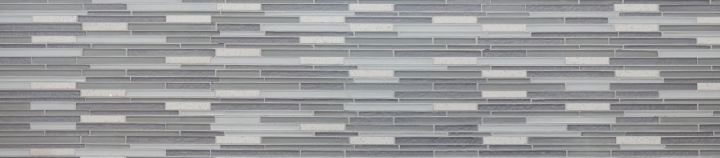 Piastrella di mosaico dipinta a mano Mosaico traslucido composito bianco Mosaico di vetro multistrato Cristallo artificiale bianco MOS86-MS90_m