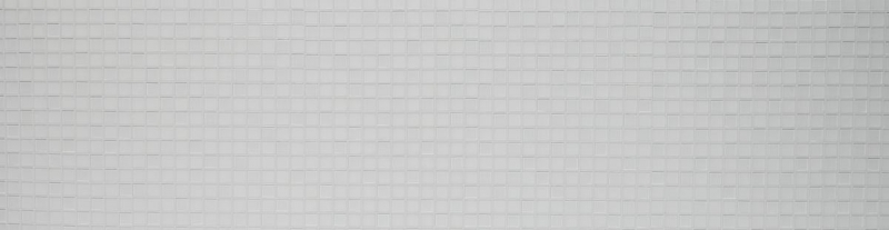 Piastrella di mosaico dipinta a mano Rivestimento autoadesivo bianco traslucido Mosaico di vetro bianco cristallo bianco opaco MOS200-4CM20_m