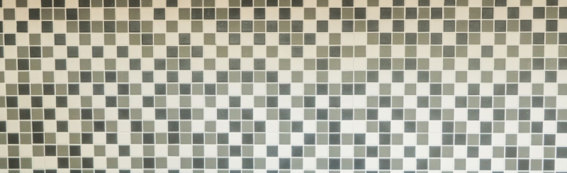 Campione a mano di piastrelle di mosaico in ceramica nero bianco antracite opaco piatto doccia MOS18-2213-R10_m