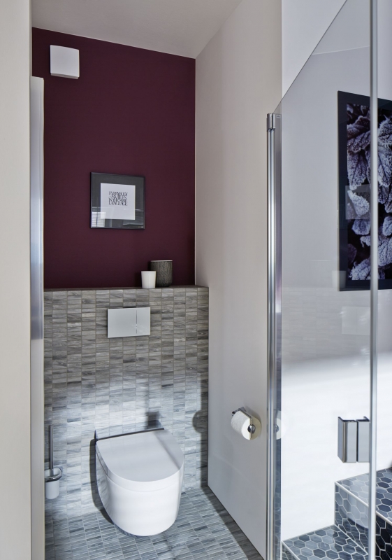 Piastrella a mosaico in ceramica tondini effetto pietra grigio piastrella da parete bagno MOS24-STSO23_f | 10 tappetini a mosaico