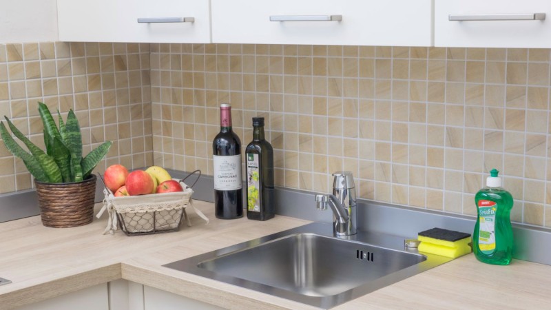 Piastrella a mosaico aspetto pietra naturale beige struttura bagno piastrelle backsplash MOS16-AISO98_f | 10 mosaico tappetini
