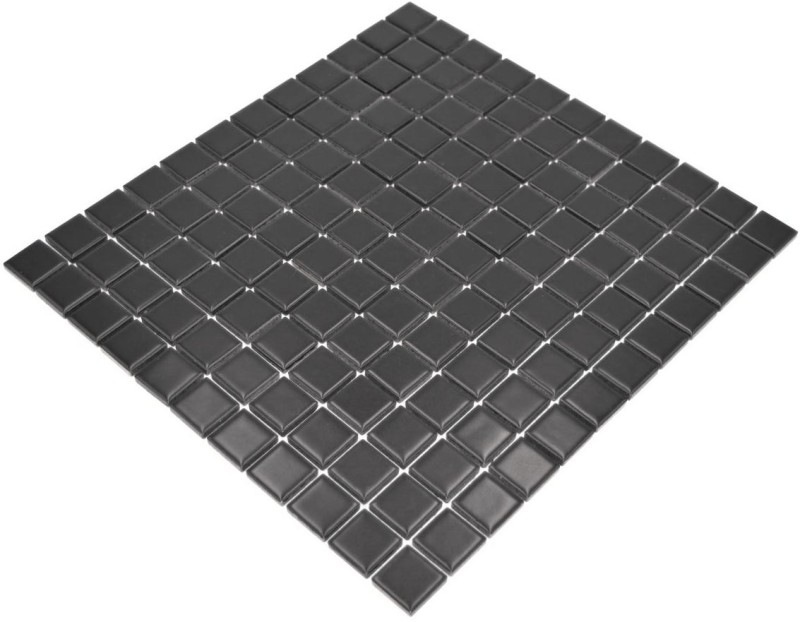 Piastrella a mosaico in ceramica BLACK MATT piastrelle backsplash muro cucina MOS18-0311_f