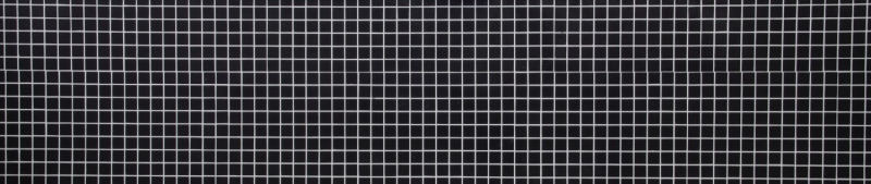 Piastrella a mosaico in ceramica nera opaca MOS18D-0311_f