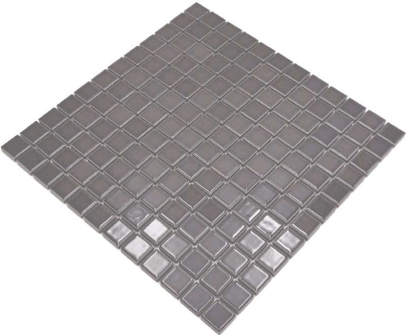 Piastrella a mosaico ceramica metallo grigio alzatina cucina BAD MOS18D-0204_f