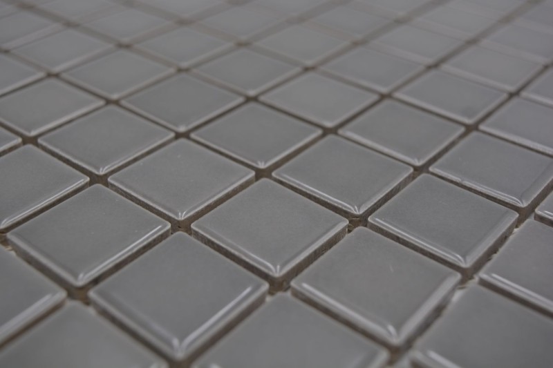 Piastrella a mosaico ceramica metallo grigio alzatina cucina BAD MOS18D-0204_f
