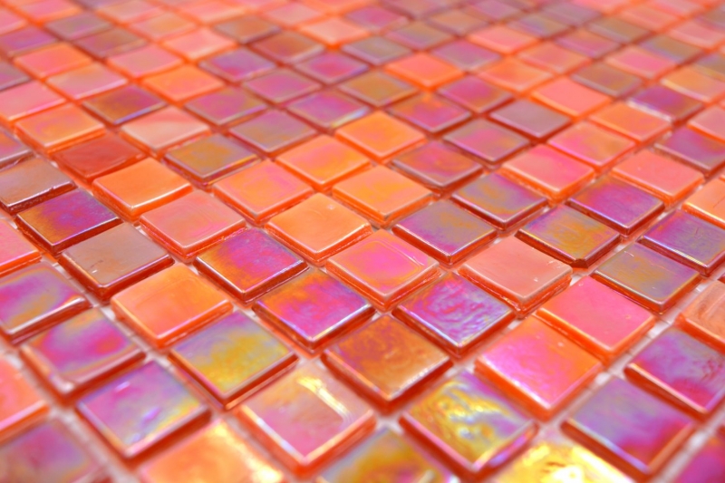 Mosaico piastrelle vetro rosso piastrelle bagno piastrelle doccia splashback piastrelle backsplash MOS58-0902_f | 10 mosaico tappetini