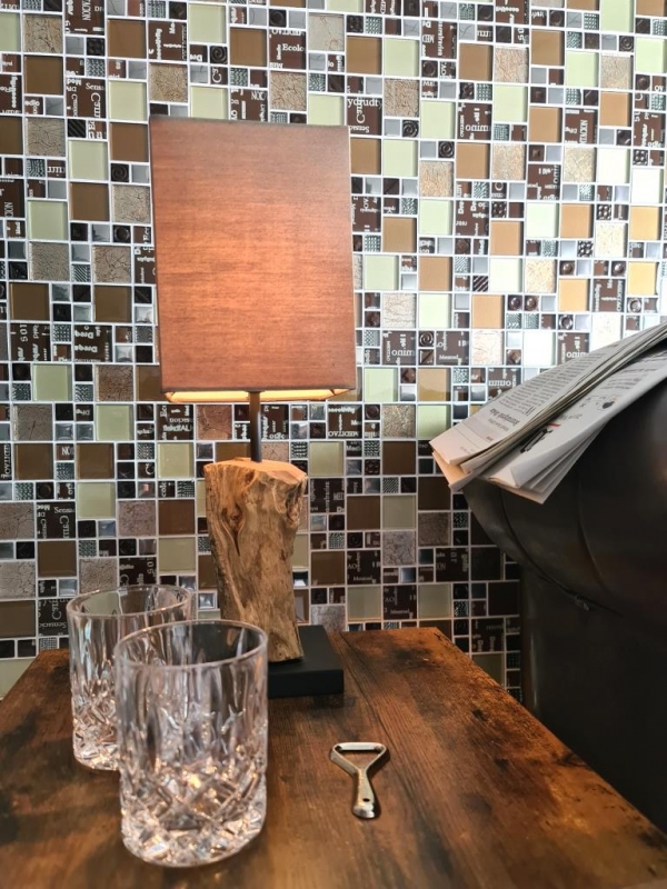 Trasparente cristallo mosaico vetro mosaico argento marrone muro piastrelle backsplash cucina doccia bagno_f | 10 mosaico tappetini