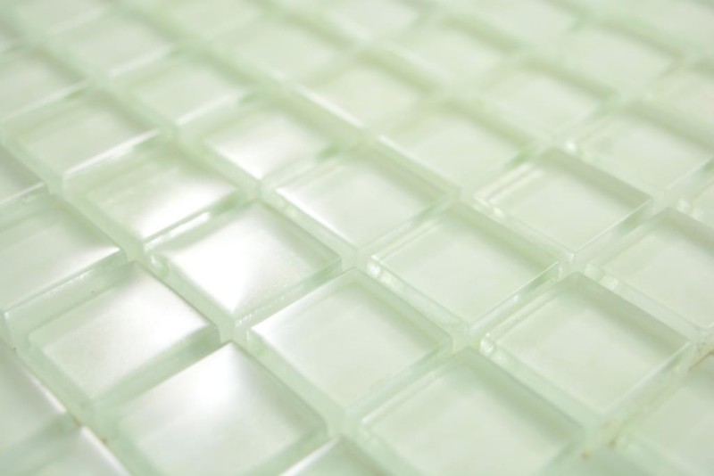 Mosaico trasparente in vetro cristallo blu fluorescente piastrelle parete backsplash cucina bagno MOS88-0104_f | 10 tappetini mosaico