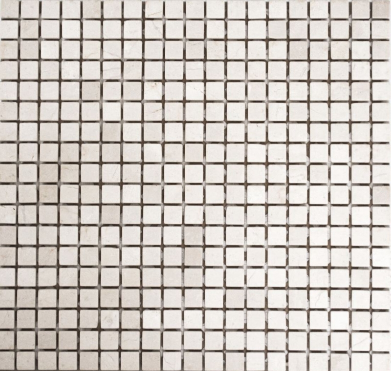 Piastrella di mosaico marmo pietra naturale crema Botticino Anticato MOS38-0104_f