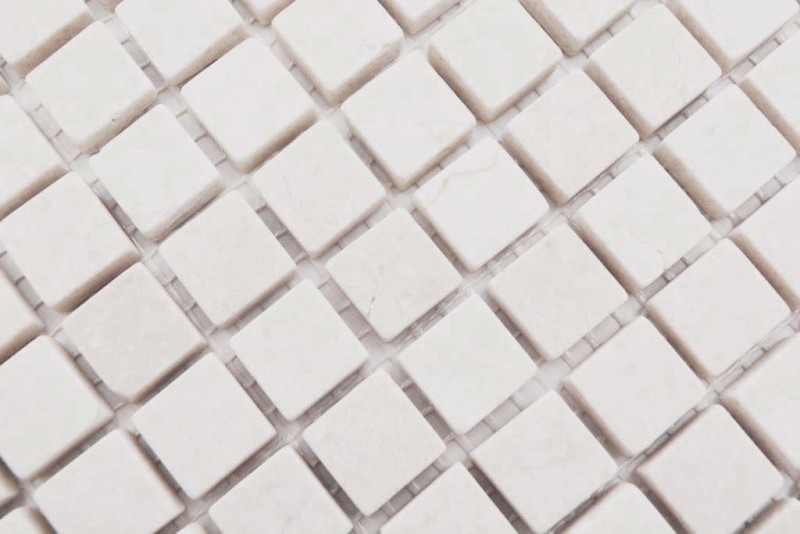 Piastrella di mosaico marmo pietra naturale crema Botticino Anticato MOS38-0104_f