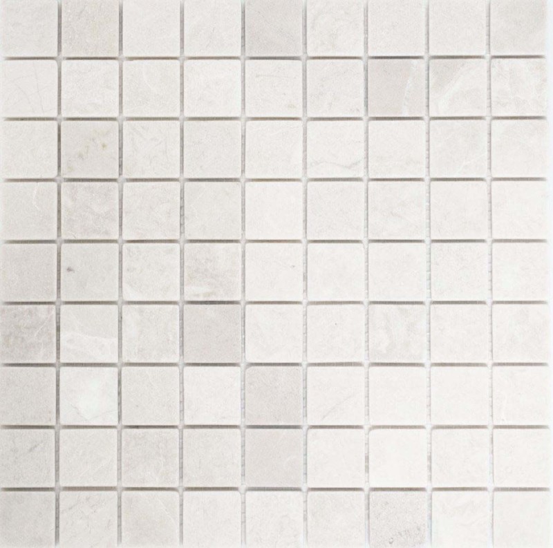 Piastrella di mosaico marmo pietra naturale crema Botticino Anticato MOS42-0104_f