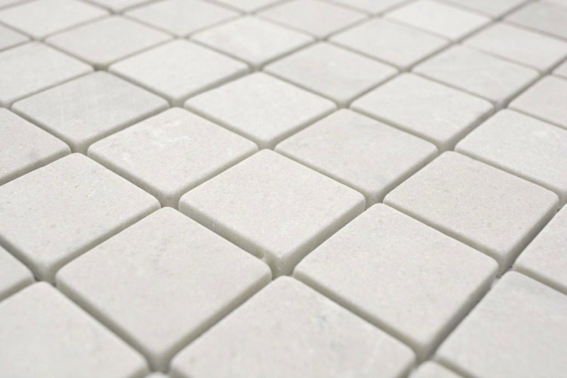 Piastrella di mosaico marmo pietra naturale crema Botticino Anticato MOS42-0104_f