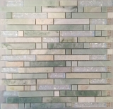 Mosaico di piastrelle per cucina traslucido oro verde chiaro Mosaico di vetro composito Pietra di cristallo onice oro MOS87-MV738_f