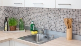 Piastrelle di mosaico VETRO ECO riciclato ECO legno texture grigio beige MOS63-324_f