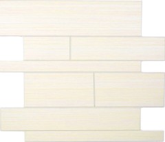 Pannelli murali autoadesivi aspetto legno Legno Bianco cucina splashback piastrella backsplash - MOS200-53WWL_f