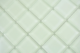 Mosaico di vetro dipinto a mano verde fluorescente piastrelle di mosaico muro backsplash cucina bagno - MOS88-1005_m