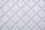 Campione a mano mosaico tessere di vetro mosaico Classic Uni vetro uni bianco carta-legante mosaico piscina mosaico piscina MOS200-A01_m