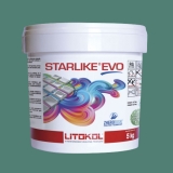 Litokol STARLIKE EVO 430 VERDE PINO verde III Adesivo in resina epossidica Joint Secchio da 5 kg