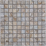 Mosaico ceramico gres porcellanato multicolore opaco parete pavimento cucina bagno doccia MOS18-25CS