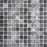 Mosaico piscina mosaico piscina mosaico vetro nero antracite cangiante parete pavimento cucina bagno doccia MOS220-P56253