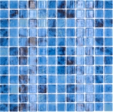 Piscina mosaico piscina mosaico vetro mosaico blu iridescente lucido parete pavimento cucina bagno doccia MOS220-P56255_f